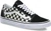 A single Vans Old Skool shoe with a checkerboard pattern. Voir les images du produit