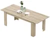 HOMCOM Uitschuifbare eettafel, 180-260 x 90 cm, keukentafel Productafbeelding-voorbeeld 1