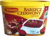 A product shot of a container of instant beetroot soup. Anteprima dell’immagine prodotto