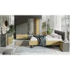 Schlafzimmer Set 3-teilig mit Bettgestell 180x200 cm modern Produktbild-Vorschau 1