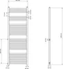 LuxeBath Renovierungsheizkörper Austausch 500x1600 mm Weiß, Produktbild-Vorschau 7