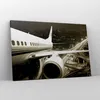 Bild auf Leinwand - Leinwandbild - Flugzeug Straßen Stadt - Produktbild-Vorschau 4