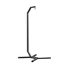 A black metal hammock stand with a hook at the top, shown against a white background. Náhled obrázku produktu