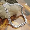 Armband 4mm Königskette vierkant glänzend Silber 925 19cm Produktbild-Vorschau 2