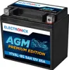 Elektronische AGM-Motorradbatterie YTX5L-BS 12 V, 5 Ah für Produktbild-Vorschau 2