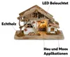 Presepe grande in vero legno con illuminazione in 39 x 23 x Anteprima dell’immagine prodotto 3