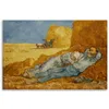 Tela Siesta - Vincent van Gogh 120x80 Feeby Quadro colorato Anteprima dell’immagine prodotto 3