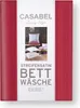 The image shows the packaging of a CASABEL bedding set, with a picture of pillows on display. Produktbild-Vorschau