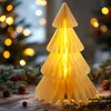 Albero di Natale di carta con illuminazione LED bianco Anteprima dell’immagine prodotto 7