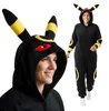 Onesie Kigurumi Pyžamo Pokemon Umbreon Prevlekový kostým Náhľad obrázku produktu 1