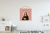 MuchoWow® Textilposter Pastell - Mona Lisa - Rosa - Alte Produktbild-Vorschau 2
