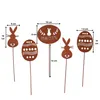 UNUS® Gartenstecker Frohe Ostern (2 Hasen, 2 Eier , 1 Produktbild-Vorschau 2