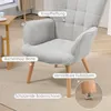 HOMCOM křeslo s podnožkou, relaxační křeslo, čalouněné Náhled obrázku produktu 5