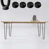 Nogi stołowe 4x Hairpin 20 cm Nogi Hairpin Black Frame Nogi Podgląd zdjęcia produktu 2