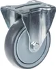 125mm 5" Rolle grauer Gummireifen feststehend stark 130kg Produktbild-Vorschau 1