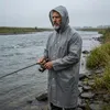 Universelle Regenjacke – Cape-Jacke Mit Kapuze, Grau Produktbild-Vorschau 3