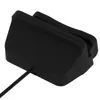 A black charging dock for an iPhone with a connected cable, shown against a white background. Podgląd zdjęcia produktu