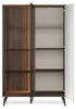 Vitrinekast YUKO, 103 cm, notenhout Kashmir, Productafbeelding-voorbeeld 6