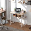 HOMCOM – Skladací písací stôl, malý, 80 cm, s kolieskami, Náhľad obrázku produktu 2