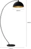 Lindby Bogenlampe Jonera, schwarz, Metall, E27, Höhe 185cm Produktbild-Vorschau 16