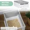 Katzentoilette D31-061V00GY, herausnehmbares Bodenfach, Produktbild-Vorschau 5