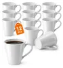 Kaffeebecher konisch mit Henkel 200 ml aus Porzellan in Produktbild-Vorschau 1