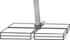 A close-up illustration of a parasol base with a pole attached. Produktbild-Vorschau