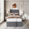 Letto imbottito con contenitore, dimensioni 180x200 cm, Anteprima dell’immagine prodotto 4