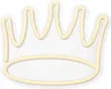 A neon sign shaped like a crown. Produktbild-Vorschau