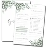 Mavanto Gästekarten Hochzeit Spiel Gästebuch Erinnerung - Produktbild-Vorschau 2