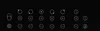 A grid of icons, likely representing controls or features of an electronic appliance. Náhľad obrázku produktu