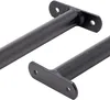 Two black metal bars with mounting plates are shown against a white background. Produktbild-Vorschau