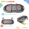 Baignoire pour bébé moovkee avec support, 80 cm, gris Voir les images du produit 6