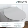 SCHÜTTE WC Sitz Duroplast SLIM GREY, Toilettendeckel mit Produktbild-Vorschau 5