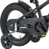 Qualitäts Kinderfahrrad 12 Zoll Matt Schwarz Junge Produktbild-Vorschau 3