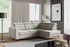 Couch für Wohnzimmer, Samstoff, Ecksofa mit Schlaffunktion Produktbild-Vorschau 2