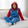 Onesie Kigurumi pigiama Super Mario costume travestimento Anteprima dell’immagine prodotto 5