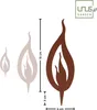UNUS Gartenstecker Flammen 10er-Set, Gartendeko Produktbild-Vorschau 3
