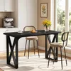 Tribesigns 140 cm Bartisch, industrieller Tresentisch mit Produktbild-Vorschau 2