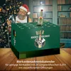 itenga Adventskalender für Bierkasten klassisch grün gold Produktbild-Vorschau 3