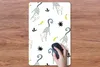 MuchoWow® Mauspad Mousepad Affe - Banane - Muster 40x60 cm Produktbild-Vorschau 3