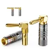 deleyCON 4 Stück Bananenstecker Set 90° Gewinkelt - Produktbild-Vorschau 1