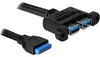 DeLOCK 82941, 0,45 m, 2 x USB A, USB 3.2 Gen 1 (3.1 Gen 1), Produktbild-Vorschau 4