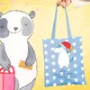 Mr. & Mrs. Panda Tote Bag Einhorn Weihnachtsmann - Sky Blue Produktbild-Vorschau 2