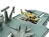 A toy aircraft carrier with a helicopter and a jet. Náhľad obrázku produktu