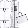A collage of images showing garment bags with dresses inside, and a separate garment bag. Produktbild-Vorschau