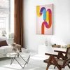 Vliesstoff Leinwandbild - Colorful Turns - Dynamic Produktbild-Vorschau 2