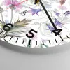 Wanduhr - Rund - Glasuhr - Blume Wiese Natur - 40x40cm - Produktbild-Vorschau 5