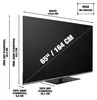 Telefunken D65U980B2CW 65 Zoll Fernseher Google TV 4K UHD Produktbild-Vorschau 3