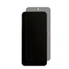 A screen protector is shown placed over a smartphone. Produktbild-Vorschau